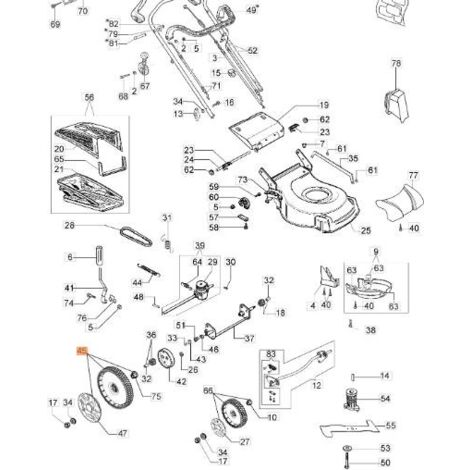 KIT DE RUEDAS EMAK ORIGINAL 66070383R