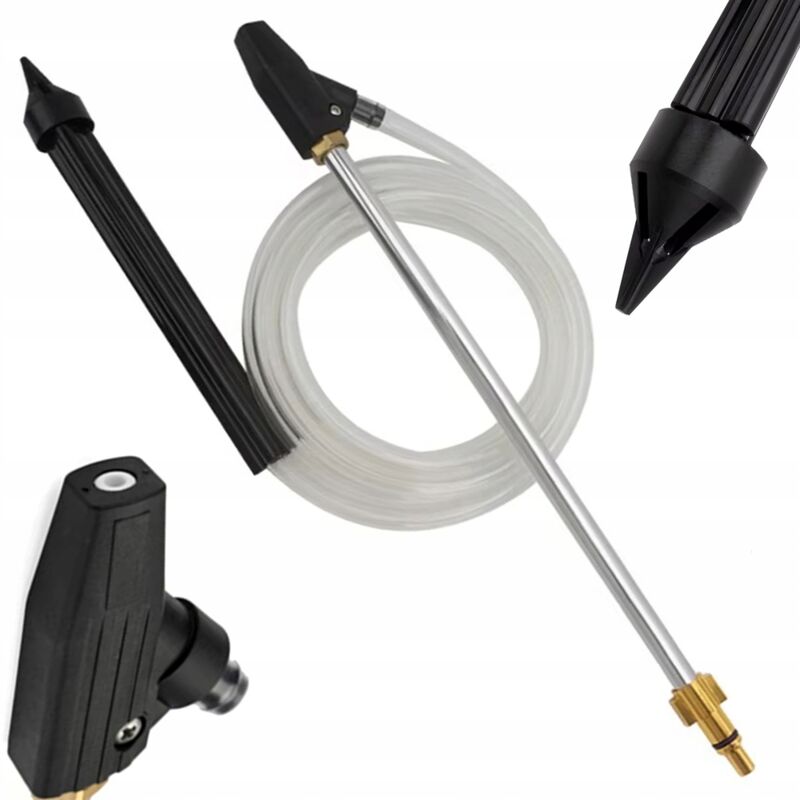 Kit sabbiatura con attacco in ottone per Lavor/Parkside PHD/Vax/Denzel/Aterwins ugello ceramico tubo 3m lancia 460mm