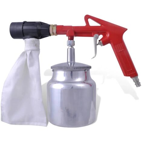 Kit de sableuse à air 3 bouteilles de sable et 4 buses incluses CFW770045