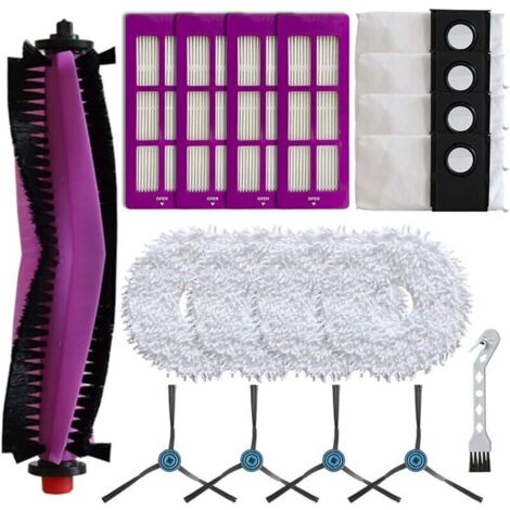 Kit de sac à poussière avec brosse latérale principale, compatible avec Eureka J15 Pro pour aspirateur Ultra, accessoires de recha