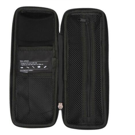 Kit de sacoche de cadre de vélo 2024, support de porte-bidon, coque rigide, sacoche d'outils de réparation, kit d'entretien, noir