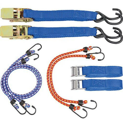 Kit de sangle de serrage et d'ancrage 8 pieces