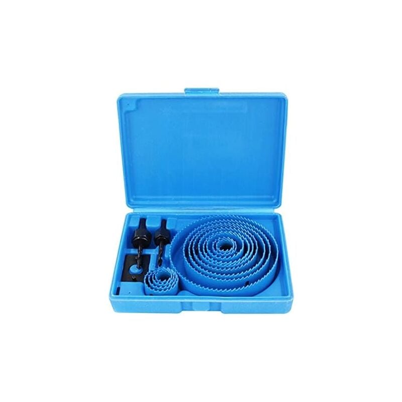 Ineasicer - Kit de scie cloche à monter soi-même, kit de forets - Ensemble de forets à carotter de 19 à 127 mm, ensemble de perforateurs