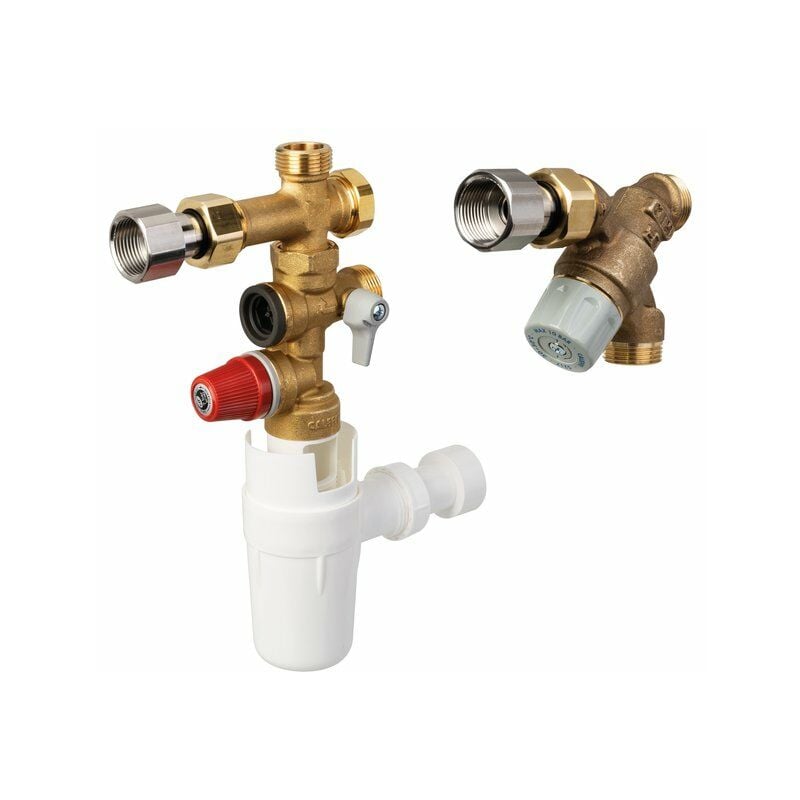Thermador - Kit de sécurité chauffe-eau thermodynamique - Siège laiton - kmixh