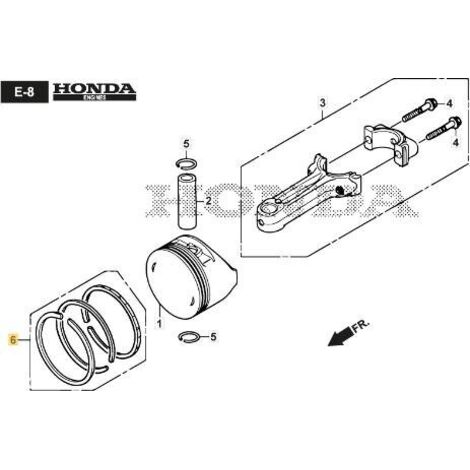 KIT DE SEGMENTS DE PISTON ORIGINAL STIGA - 118551767/0