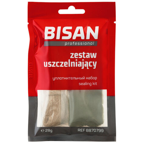 Kit de sellado desechable, pasta para roscas + estopa