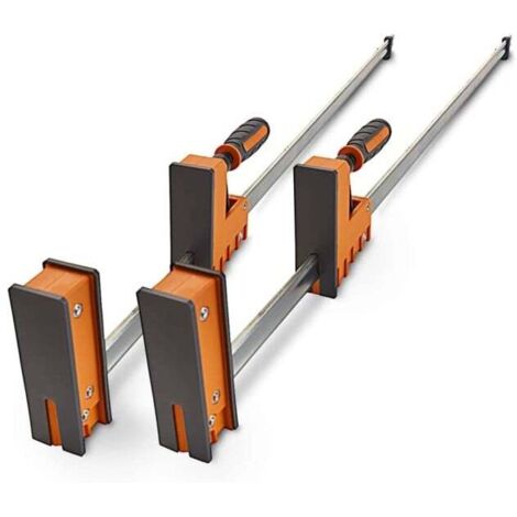 Kit de serre-joints parallèles BORA 40" – Lot de 2 – Force 500 kg chacun