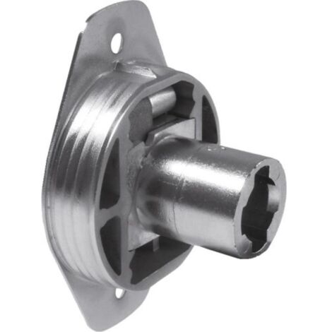 Kit de serrure de porte coulissante pour cylindre interchangeable Z23 Ø18 avec rosace et gache - pour 2 portes coulissantes - LEHMANN