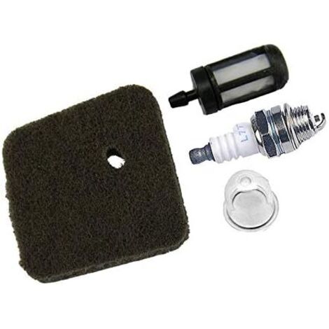 Kit de servicio de aire y filtro de combustible para cortacéspedes Stihl FS38, FS45, FS55, FC55, KM55 y HS45.