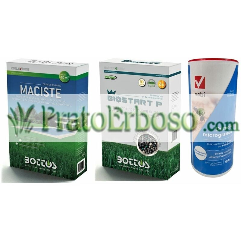 

Kit de siembra listo para césped - 30 m2
