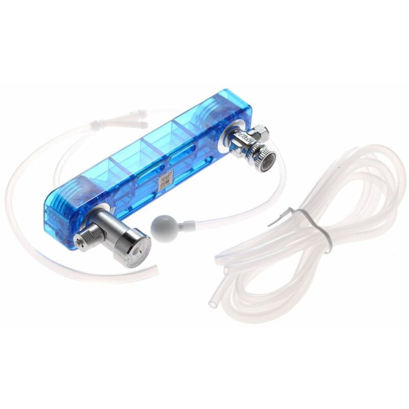

Kit de sistema de generador de CO2 para bricolaje, con manometro, valvula de seguridad