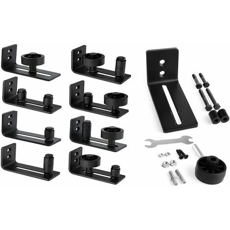 Kit de sistema de puerta corredera, kit de herrajes para puerta corredera