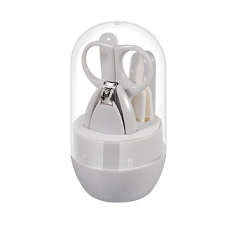 Kit de soins de santé pour bébé 4 pièces Ensemble de soins des ongles pour bébé Coupe-doigts pour bébé Ciseaux Coupe-ongles