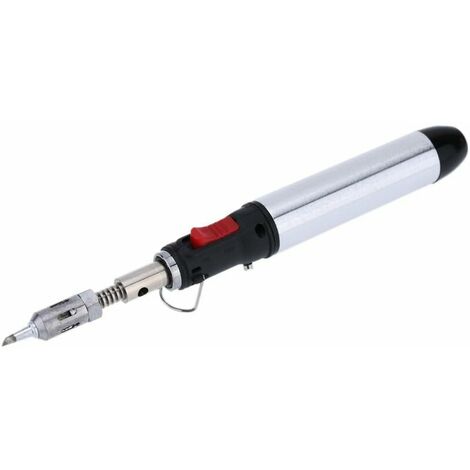 Kit de soldador de gas butano portátil 3 en 1, herramienta de antorchas de soldadura ajustables inalámbricas para soldar, pirograbado, fabricación de joyas, bolígrafo de herramienta de antorcha de 12