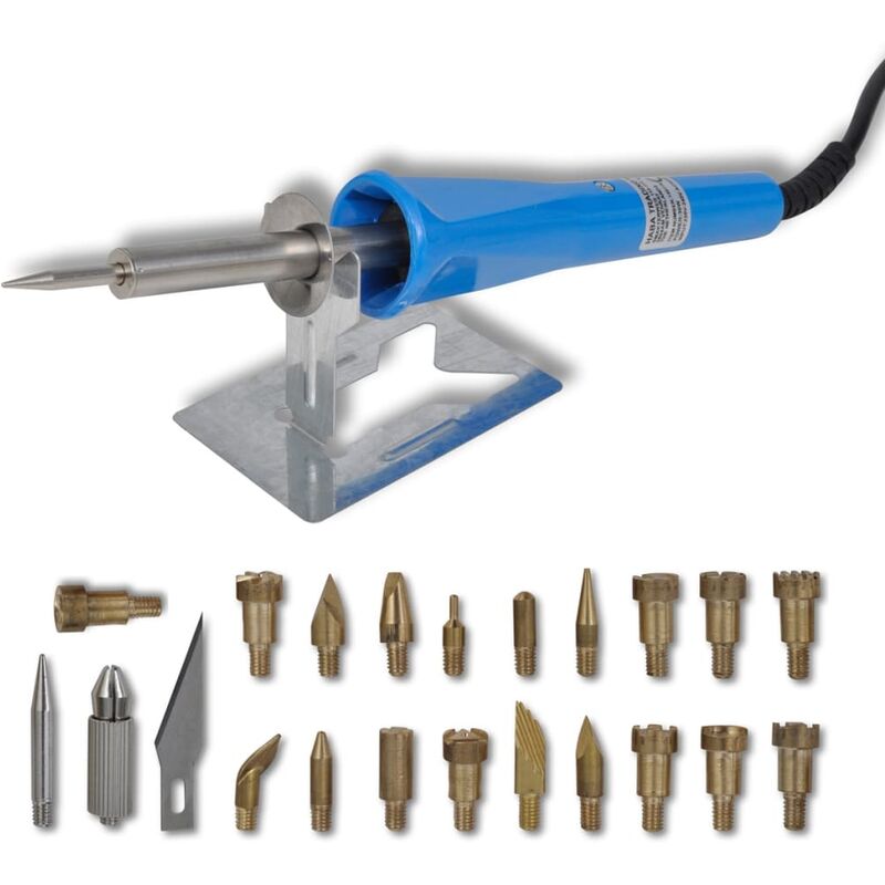 

Kit de soldador y lápiz pirógrafo madera 30 W - Vidaxl