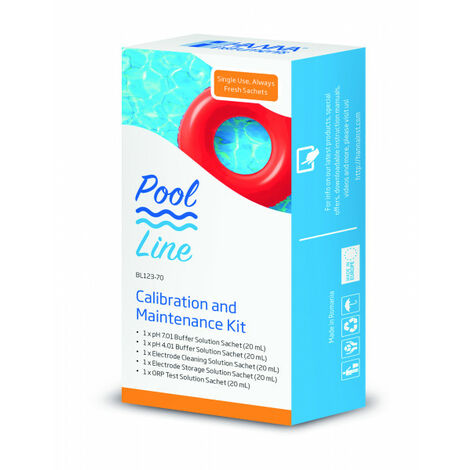 Kit de solutions tampons pour piscine