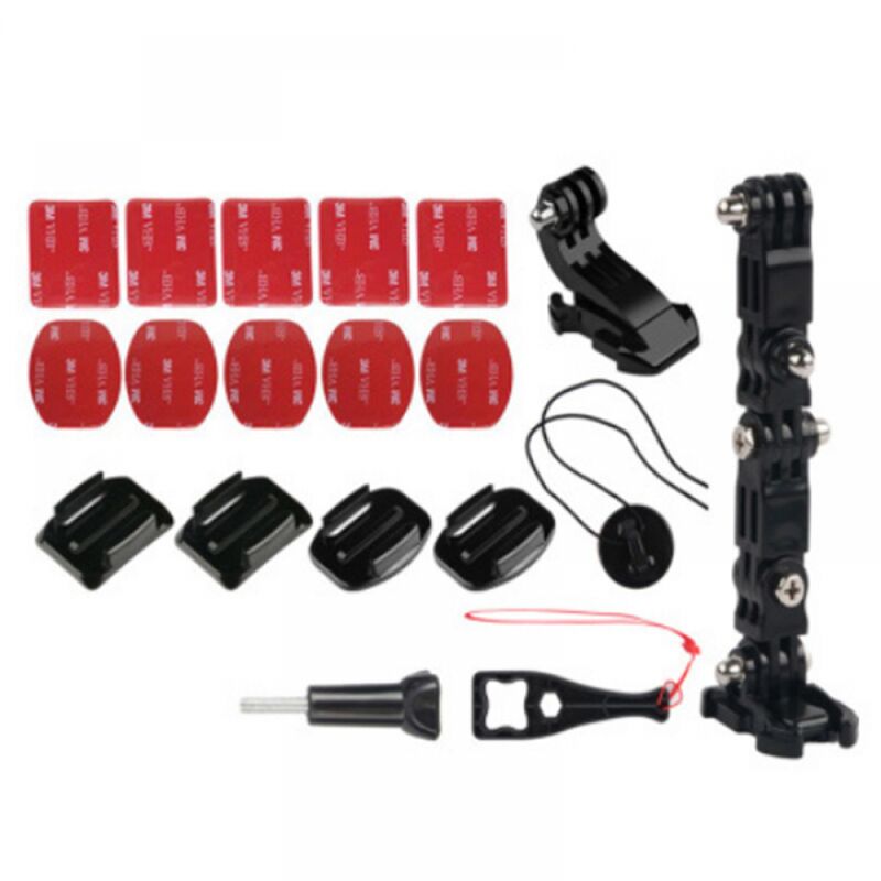 

Kit de soporte de barbilla para casco de motocicleta para cámara de acción GoPro Hero 9/8