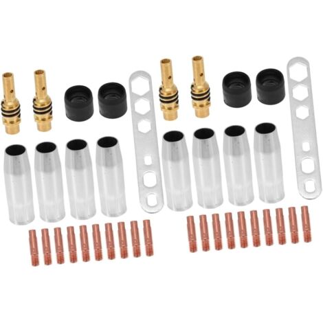 Kit de soudage MIG 38 pices avec torche pour mtaux