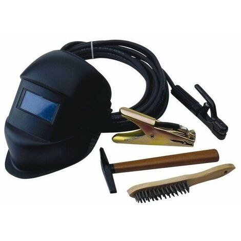 Kit De Soudage P/groupe Soudage 2x5m De Cable+marteau+ecran+brosse