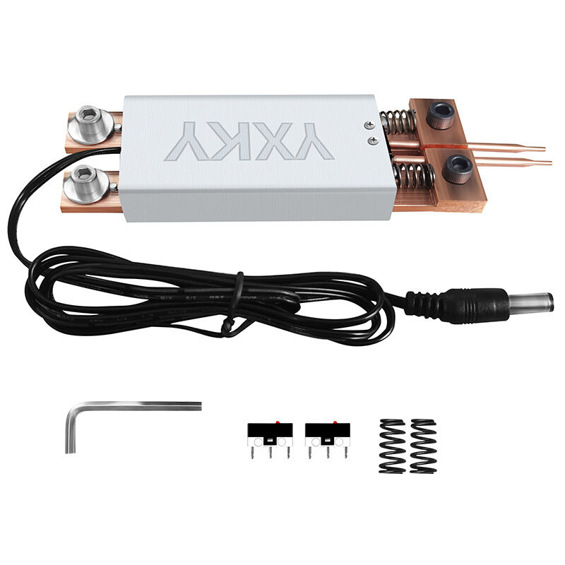 Sjqka - Kit de soudage par points intégré, stylo de soudage par points réglable bricolage, déclencheur automatique pour batterie(blanc)