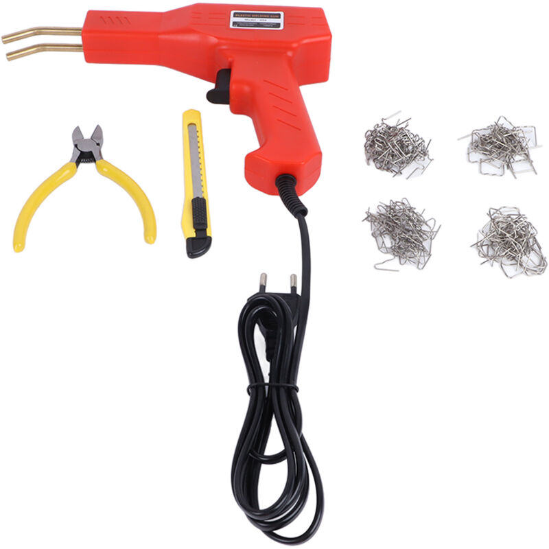 Kit de soudage plastique chauffage rapide ergonomique facile à utiliser agrafeuse chaude Kit de réparation plastique pour jouets en plastique prise