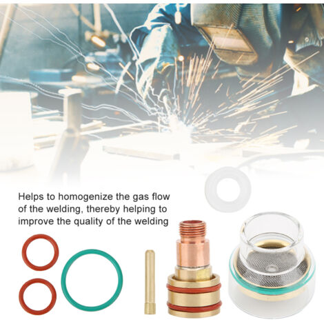 Kit de Soudage TIG TFM53NCN avec Torche, Lunettes et Collier pour WP17/WP18/WP26 3.2mm