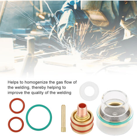 Kit de Soudage TIG TFM53NCN avec Torche, Verre et Collier pour WP9 WP201.6mm