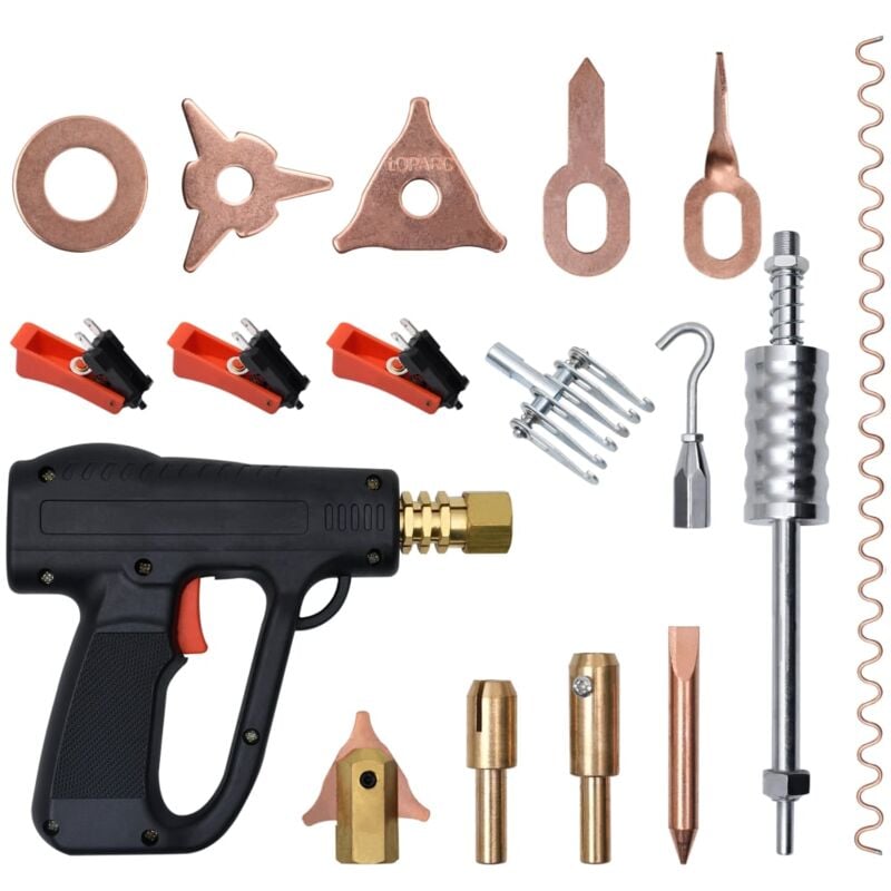 Kit de soudeur d'extracteur de bosses 67 pcs vidaXL