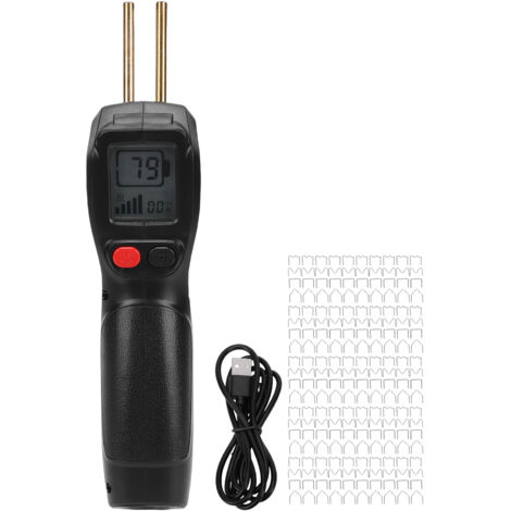 Kit de soudeur pour réparation du plastique, avec 200 agrafes, pistolet à souder à chaud sans fil, pour pare-chocs de voiture, support de lampe de tableau de bord, noir