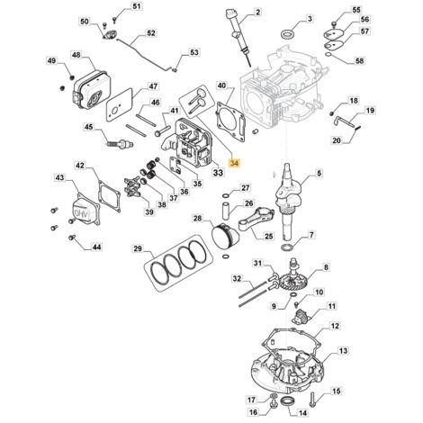 Kit de soupapes d'admission et d'échappement ORIGINAL STIGA TRE 224 118551150/0