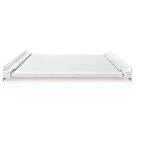 Kit de superposition pour lave lingeseche linge universel tablette coulissante 15 605 mm blanc