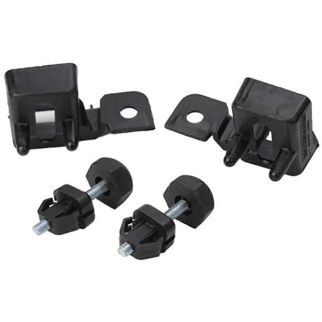 Kit de support de phare gauche et droit et de butée de pare-chocs de capot pour