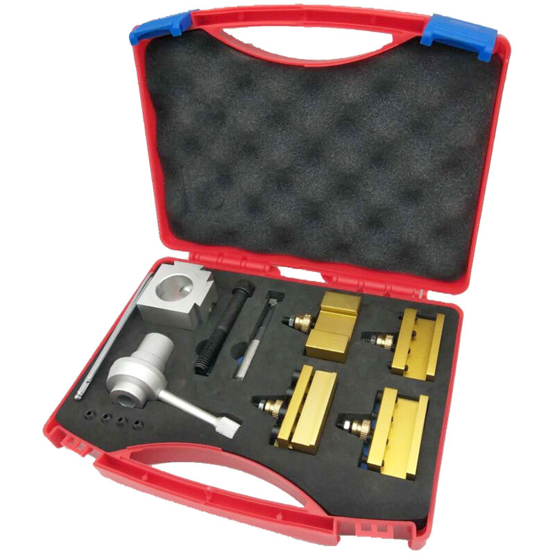 Lifcausal - Kit de support de poteau à changement rapide portable de petite taille, ensemble d'outils de tournage de barre d'alésage pour mini-tour