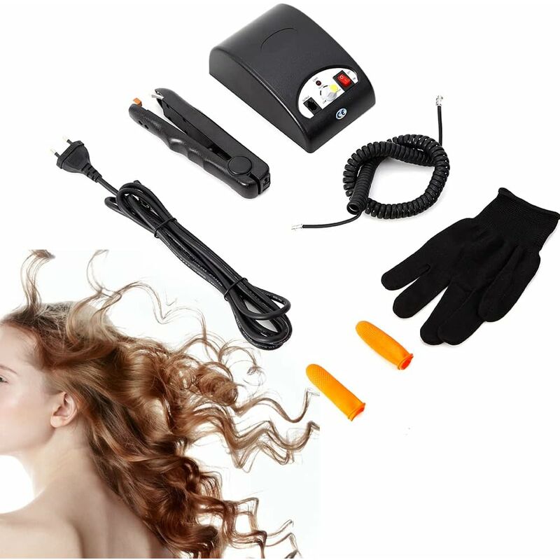 Kit de support pour extensions de cheveux, 240 v, machine à ultrasons, temps de préchauffage d'environ 0 à 5 secondes