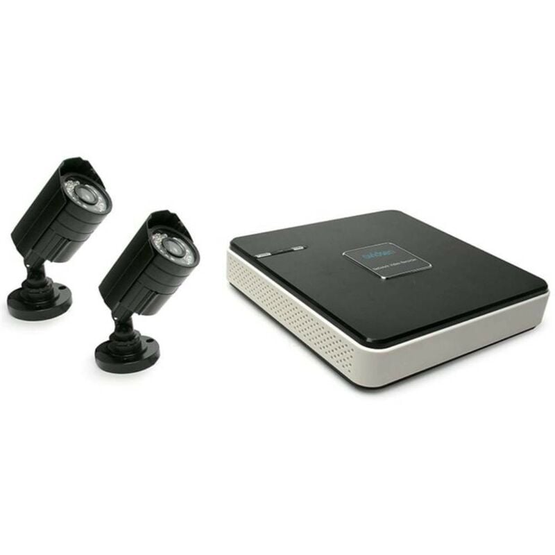 Kit de Surveillance ip Caméra Enregistreur Disque Dur 500 go Vision Nocturne Avidsen 123270