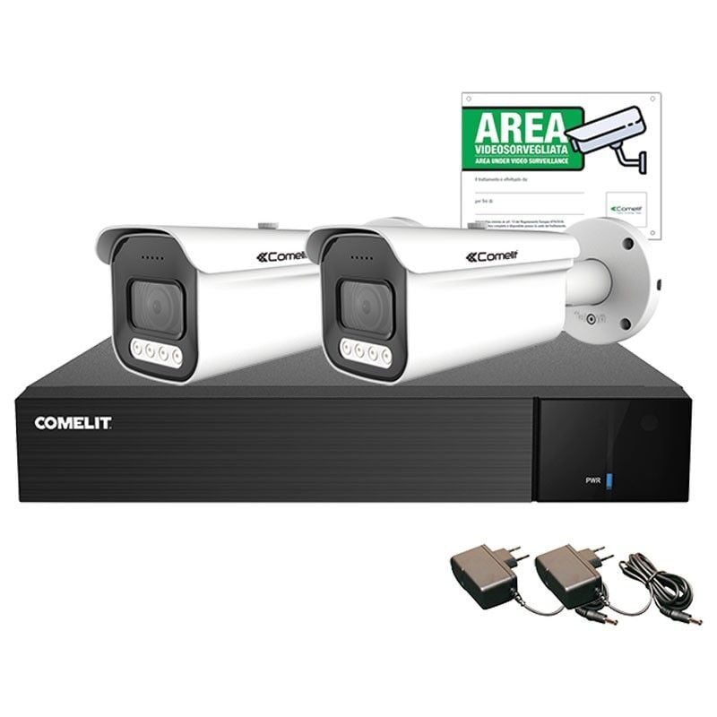 Comelit - ahd IP67 kit de vidéosurveillance caméra bullet 2.7-13.5mm 5 mp AHKIT008N05A