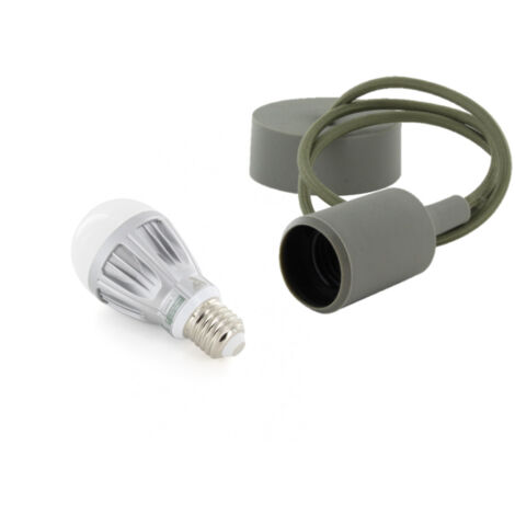 Kit de suspension ampoule LED connectée - Vert - Chacon
