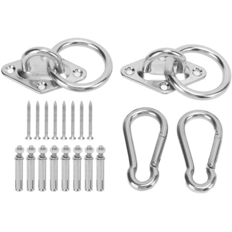 Kit de suspension au plafond en acier inoxydable, support de Suspension de haute dureté, crochet de suspension pour balançoires de hamac de Yoga