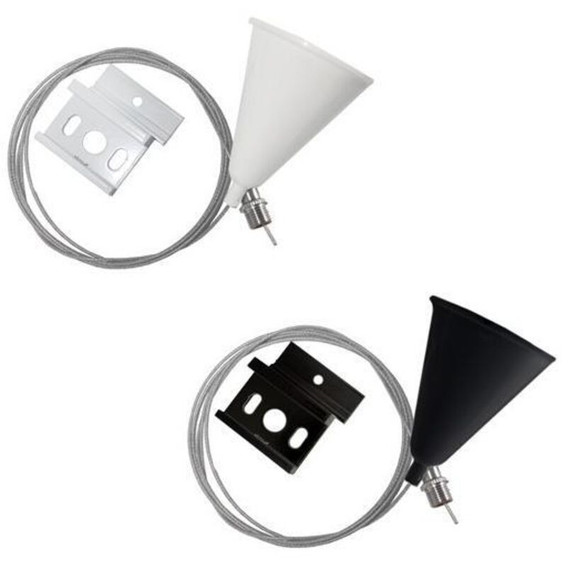 

Kit de Suspensión para Carril Monofásico UltraPower Negro. - Negro