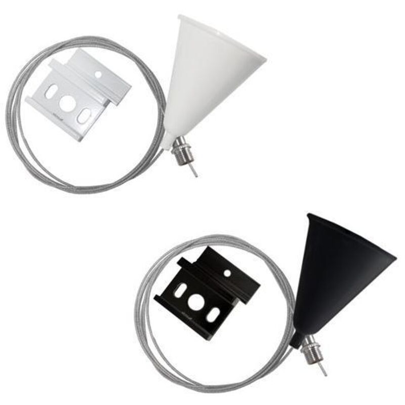 

Kit de Suspensión para Carril Trifásico Negro - Negro