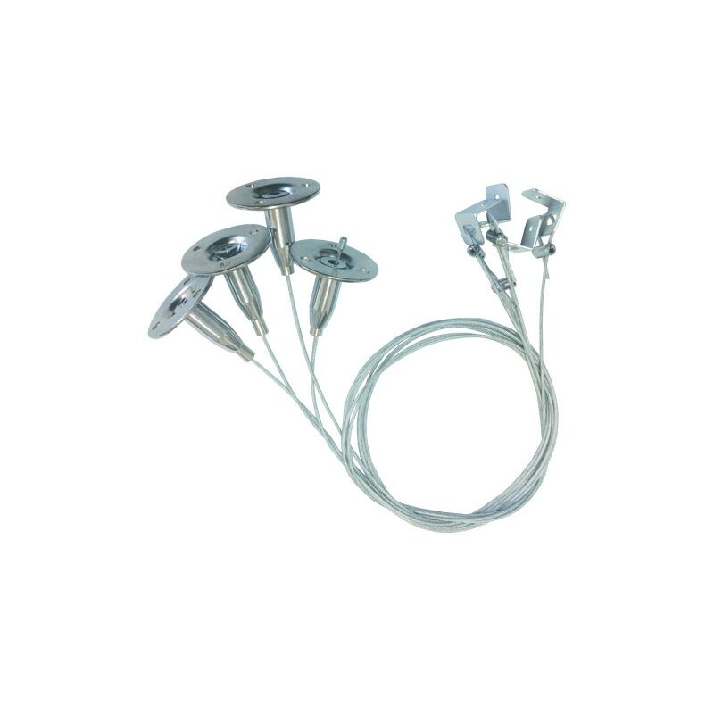 

Kit de suspensión para paneles LED (Acero inoxidable)