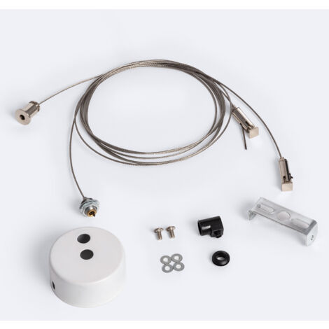 Kit de Suspension pour Barre Linéaire LED 40W 1200mm (UGR19) Utah Suspendu