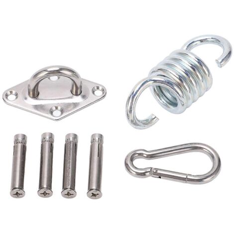 Kit de suspension pour hamac de plafond, support de balançoire à roulement de 250 kg, avec boucle en forme de diamant pour sac de sable de yoga