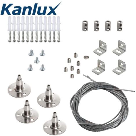 Kit de suspension pour panneau LED 60x60 BLINGO - type de kit de suspension - Kit de suspension pour dalle led Kanlux 60x60