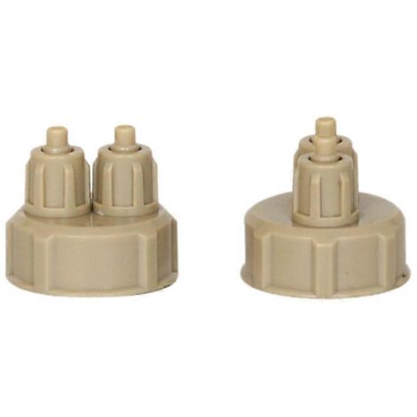 Kit de système CO2 DIY pour aquarium (2 pièces) - Générateur - Bouchon de bouteille - Aquarium à monter soi-même