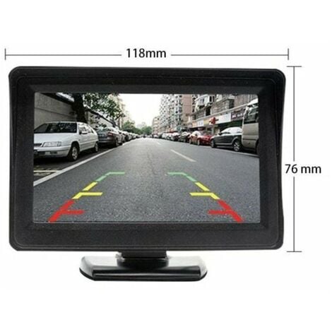 Kit de système de caméra de recul sans fil pour voiture / camion / fourgonnette / pick-up / camping-car 4.3 `` système de recul de vue arrière de moniteur