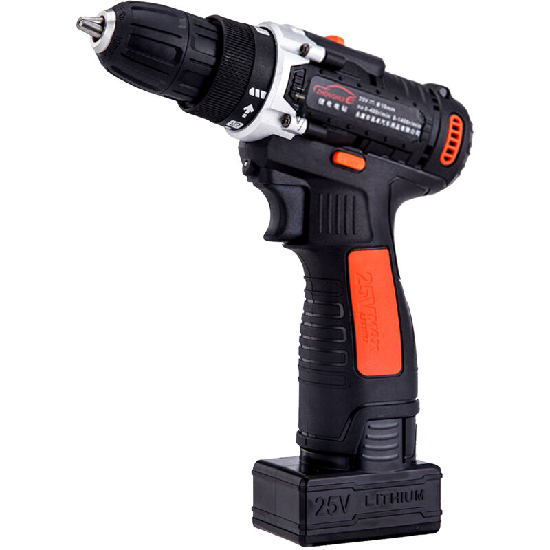 

Kit de taladro / destornillador inalambrico de 25 V, pulidora de velocidad variable de 1350 rpm