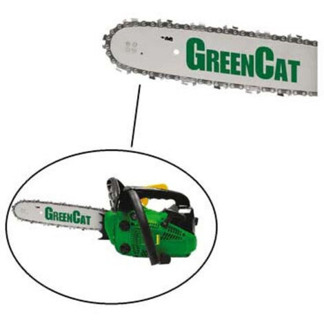 Kit de tallado de barra + cadena + piñón para motosierra Green Cat GC25
