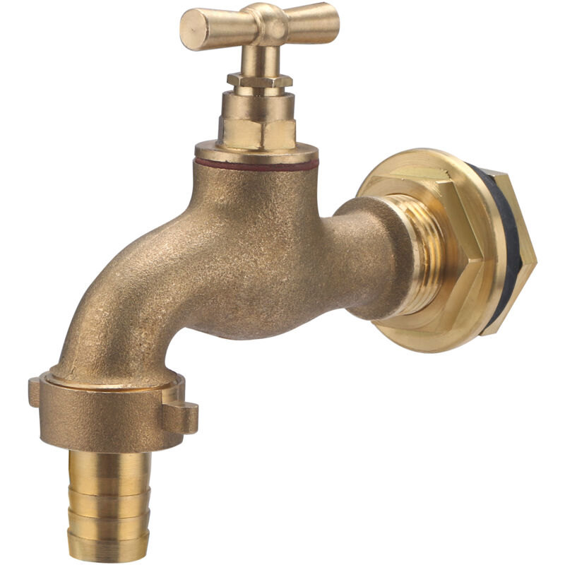 

Aroz - Kit de tanque de plástico con conexión de tanque macho 3/4'' + grifo válvula macho 1/2'