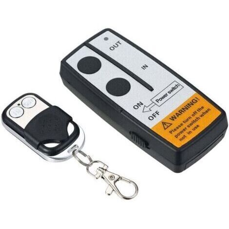 Kit de télécommande de treuil sans fil universel DC12 V 15 m, 2 télécommandes avec voyant lumineux pour camion, Jeep, ATV, SUV